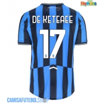 Camisa de time de futebol Atalanta Charles De Ketelaere #17 Replicas 1º Equipamento 2025-26 Manga Curta